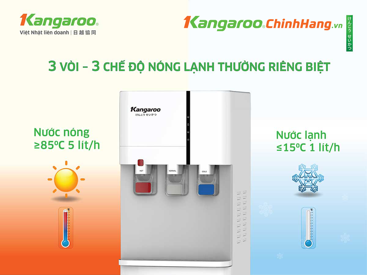 cay-nuoc-nong-lanh-kangaroo-kg59a3-3 Cây nước nóng lạnh Kangaroo KG59A3