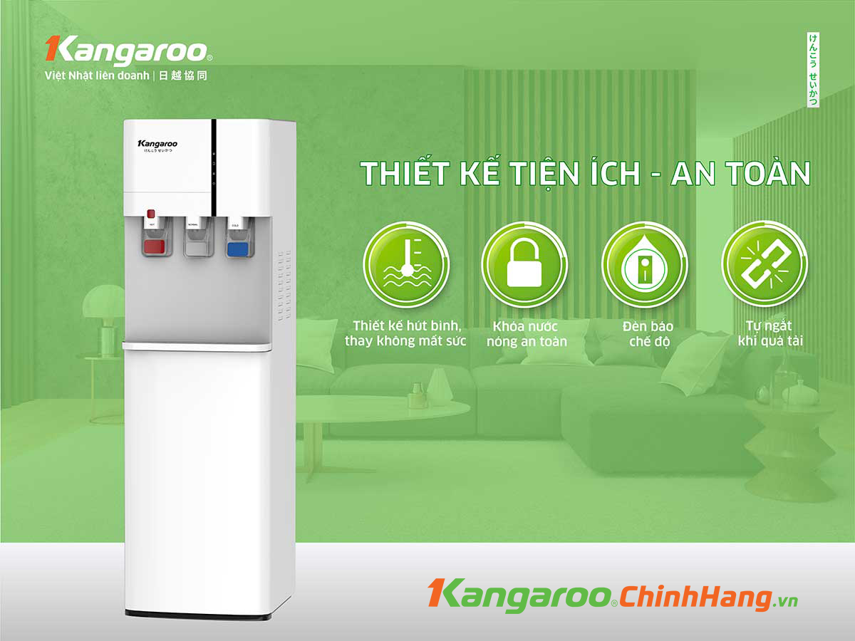 cay-nuoc-nong-lanh-kangaroo-kg59a3-5 Cây nước nóng lạnh Kangaroo KG59A3