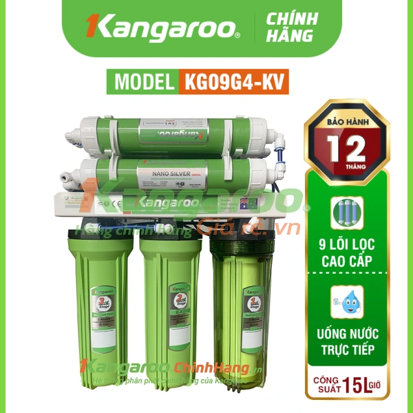 Máy lọc nước Kangaroo KG09G4 Không Tủ 9 Lõi
